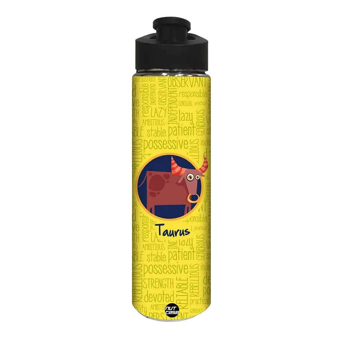 Designer Sipper Bottle for Kids -  Taurus Zodiac Signs