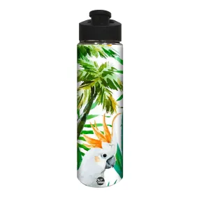 Designer Stainless Steel Sipper Bottle for Kids - Parrot