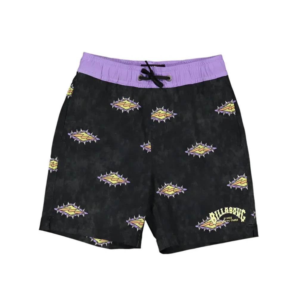 Diamond Grit Layback Shorts - Kids