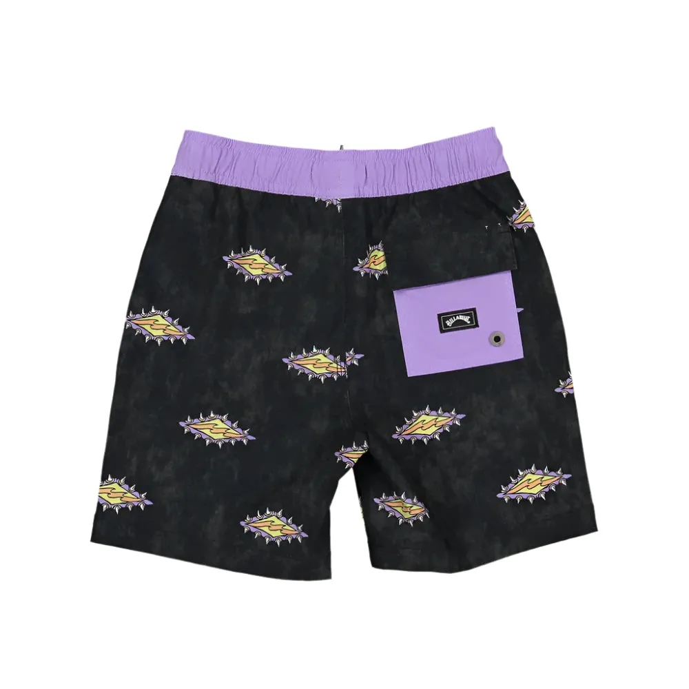 Diamond Grit Layback Shorts - Kids