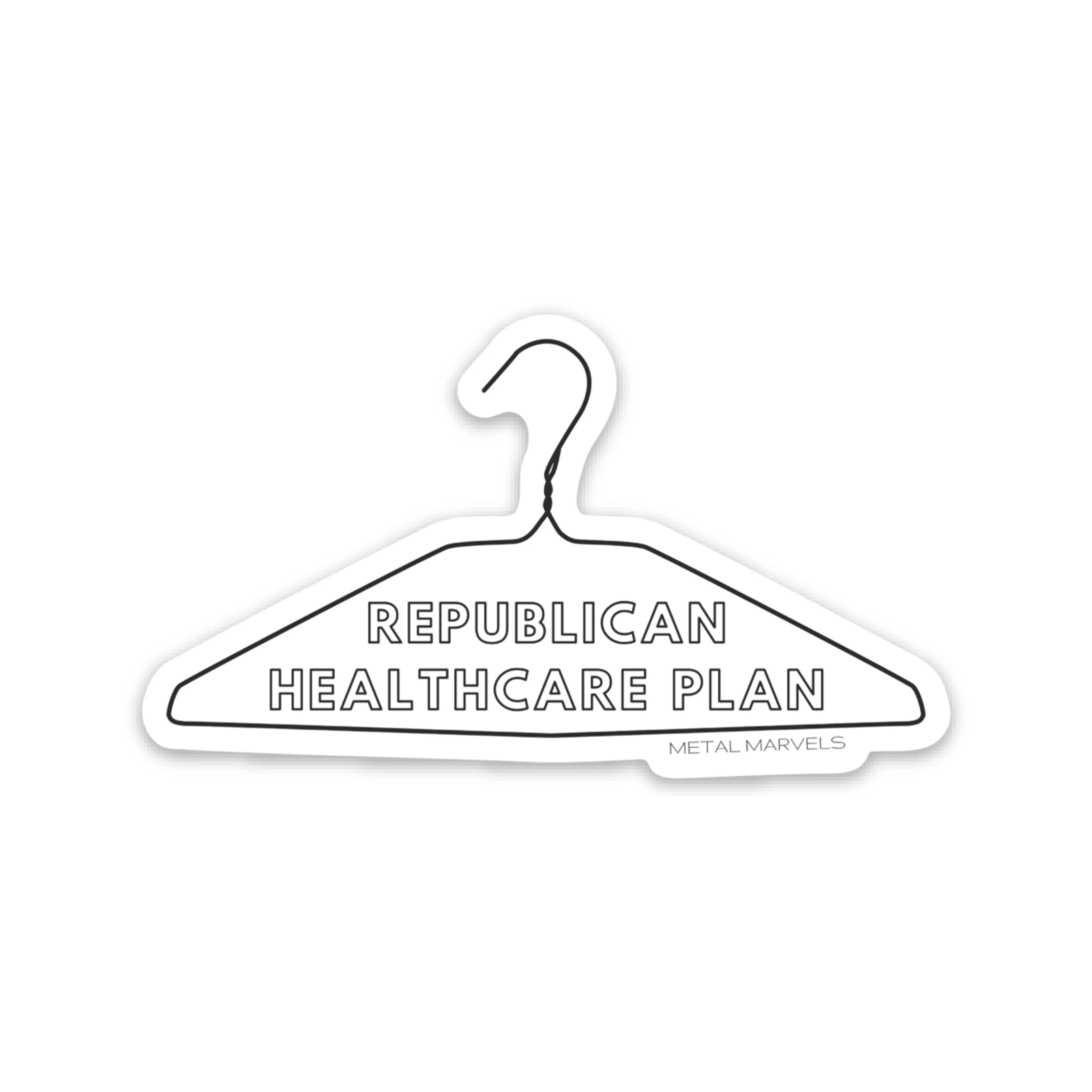 Healthcare Plan Die-Cut Sticker