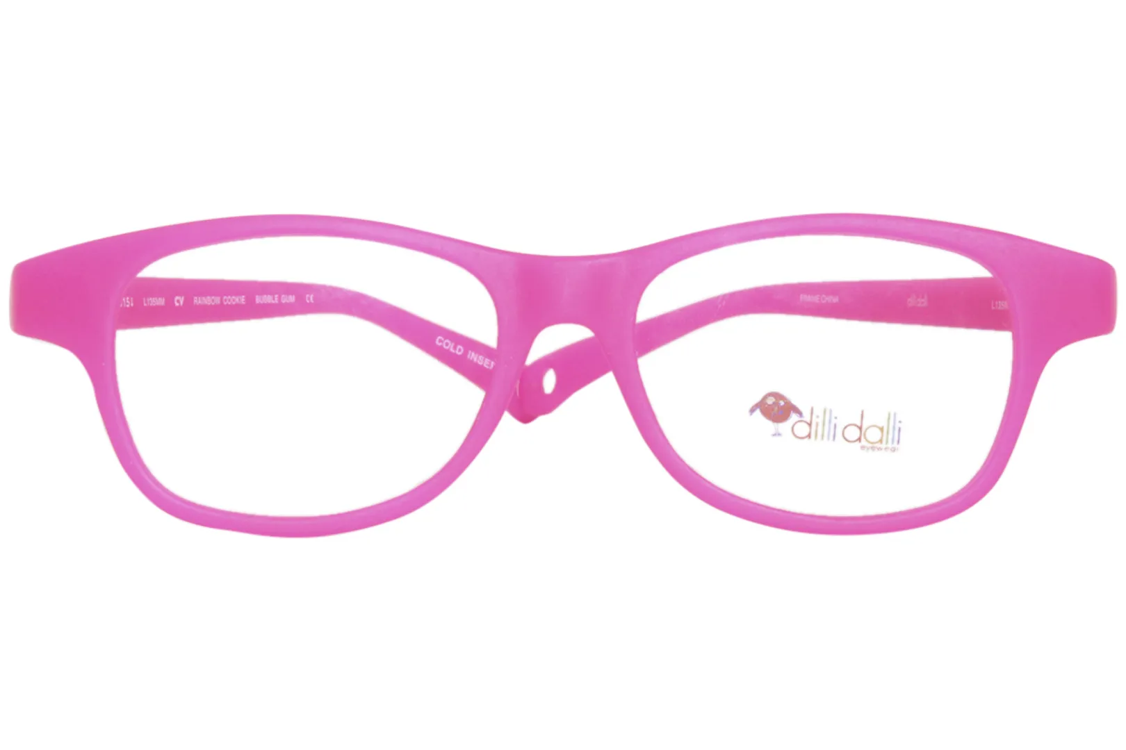 Dilli Dalli Rainbow-Cookie Eyeglasses Youth Kids Bubble Gum Full Rim 44mm