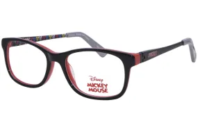 Disney Mickey Mouse MME907 Eyeglasses Youth Kids Full Rim Rectangle Shape