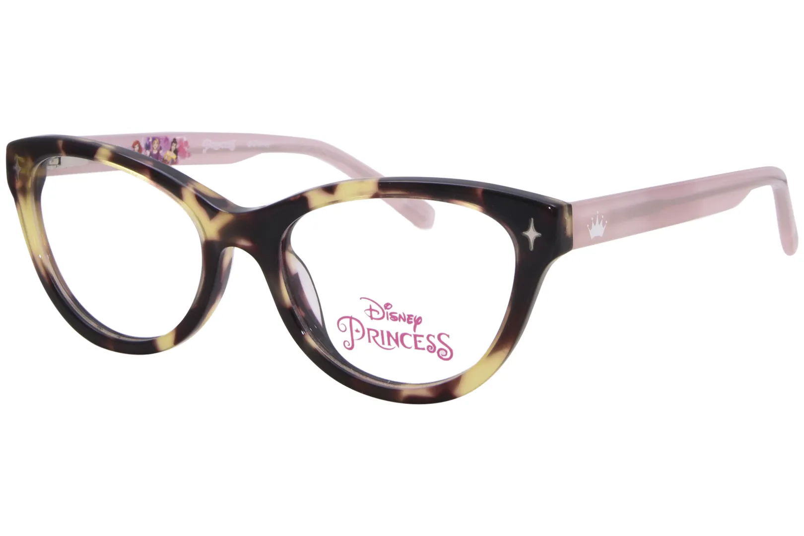 Disney Princesses PRE906 Eyeglasses Youth Kids Girl's Full Rim Cat Eye