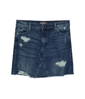 DL1961 Kids Jenny Skirt in Skylark Distressed (Big Kids)