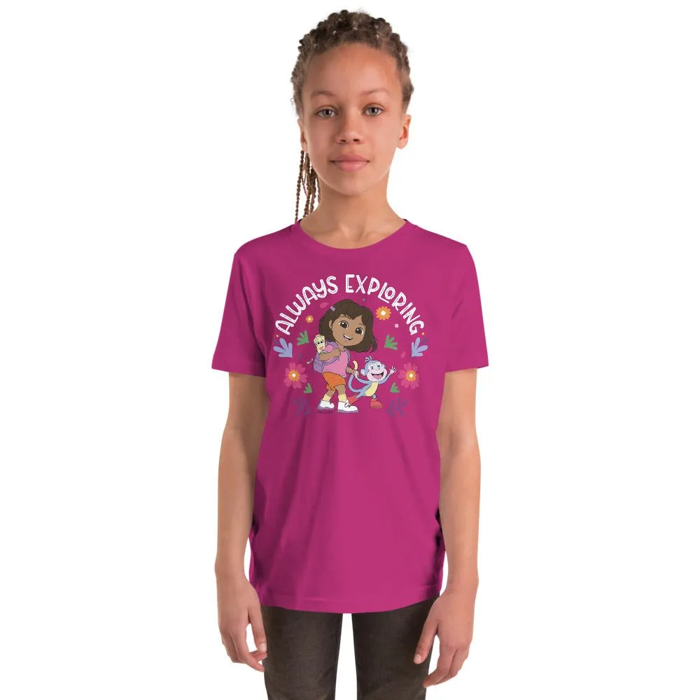 Dora Always Exploring Kids T-Shirt