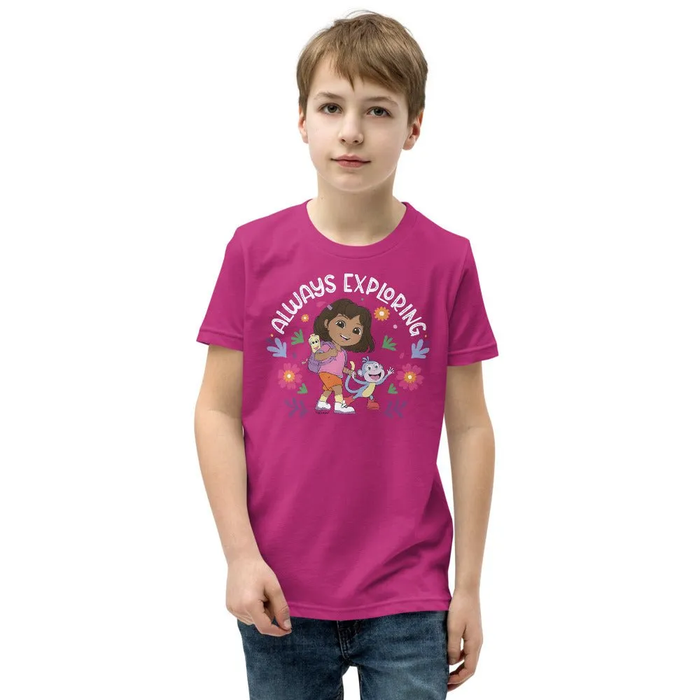 Dora Always Exploring Kids T-Shirt