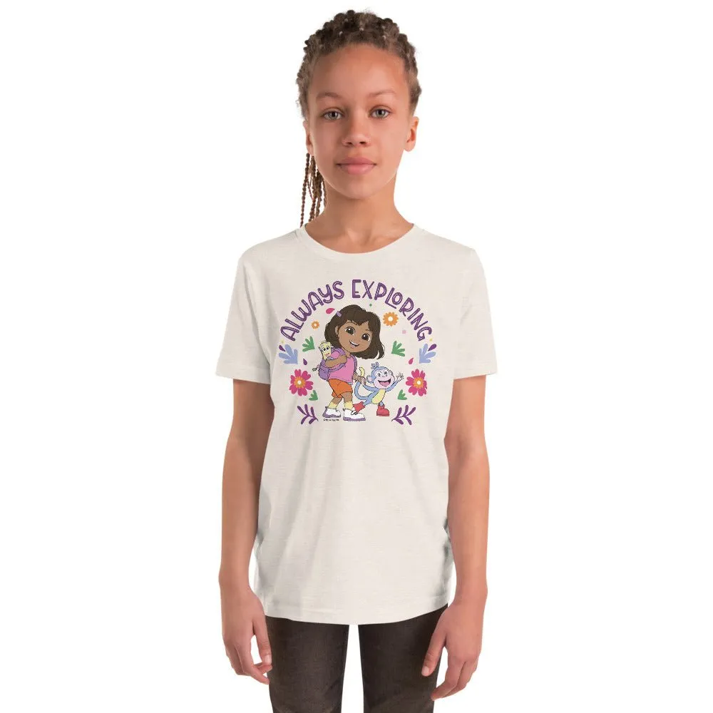 Dora Always Exploring Kids T-Shirt