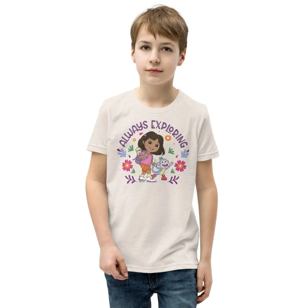 Dora Always Exploring Kids T-Shirt