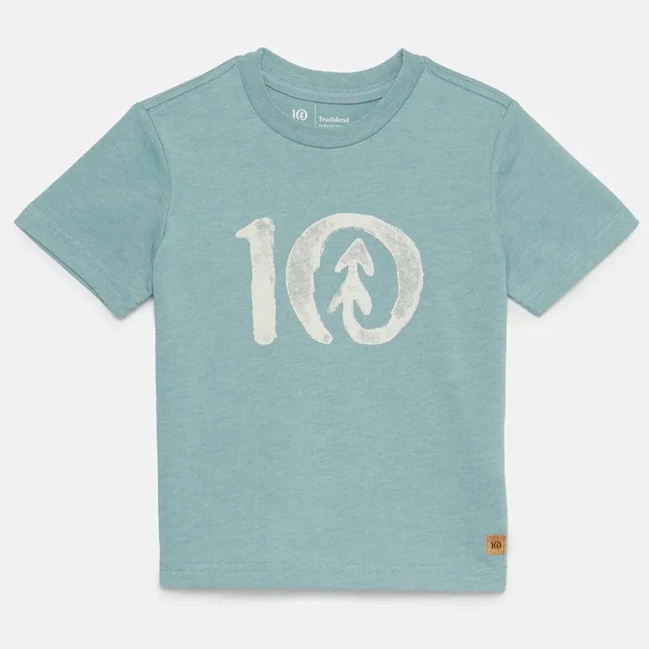 Blue Heather Watercolor Kids T-Shirt