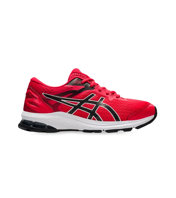 Kids Electric Red Black Asics GT-1000 10 (GS)