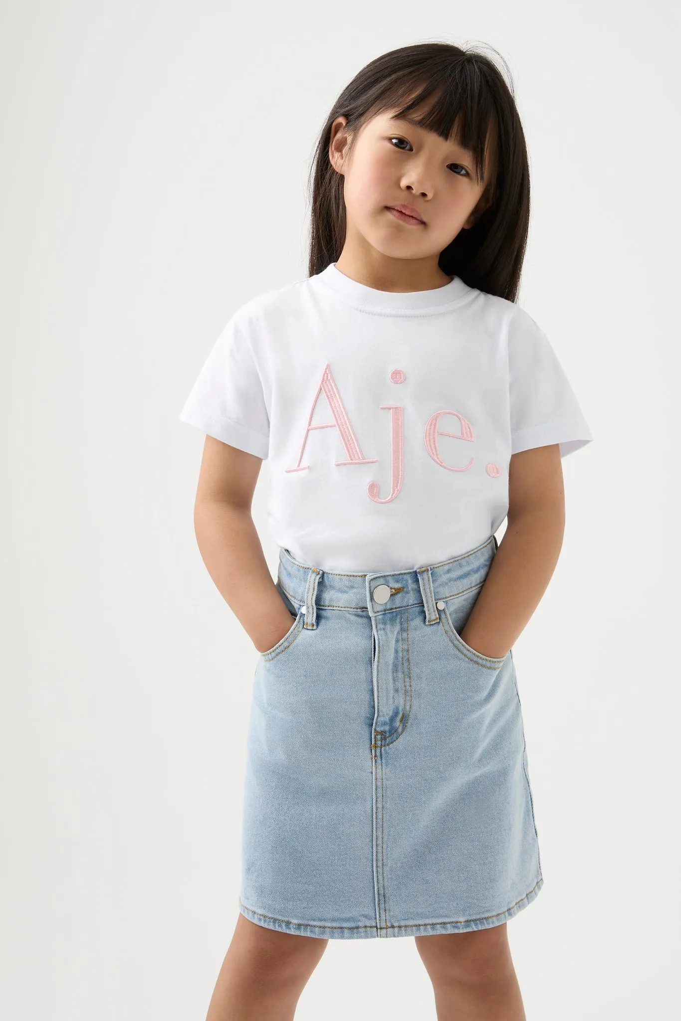 Emma Kids Embroidered Tee