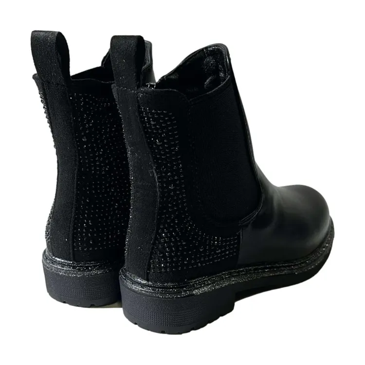 Black Energy Kids 602 Zip-up Boots for Girls