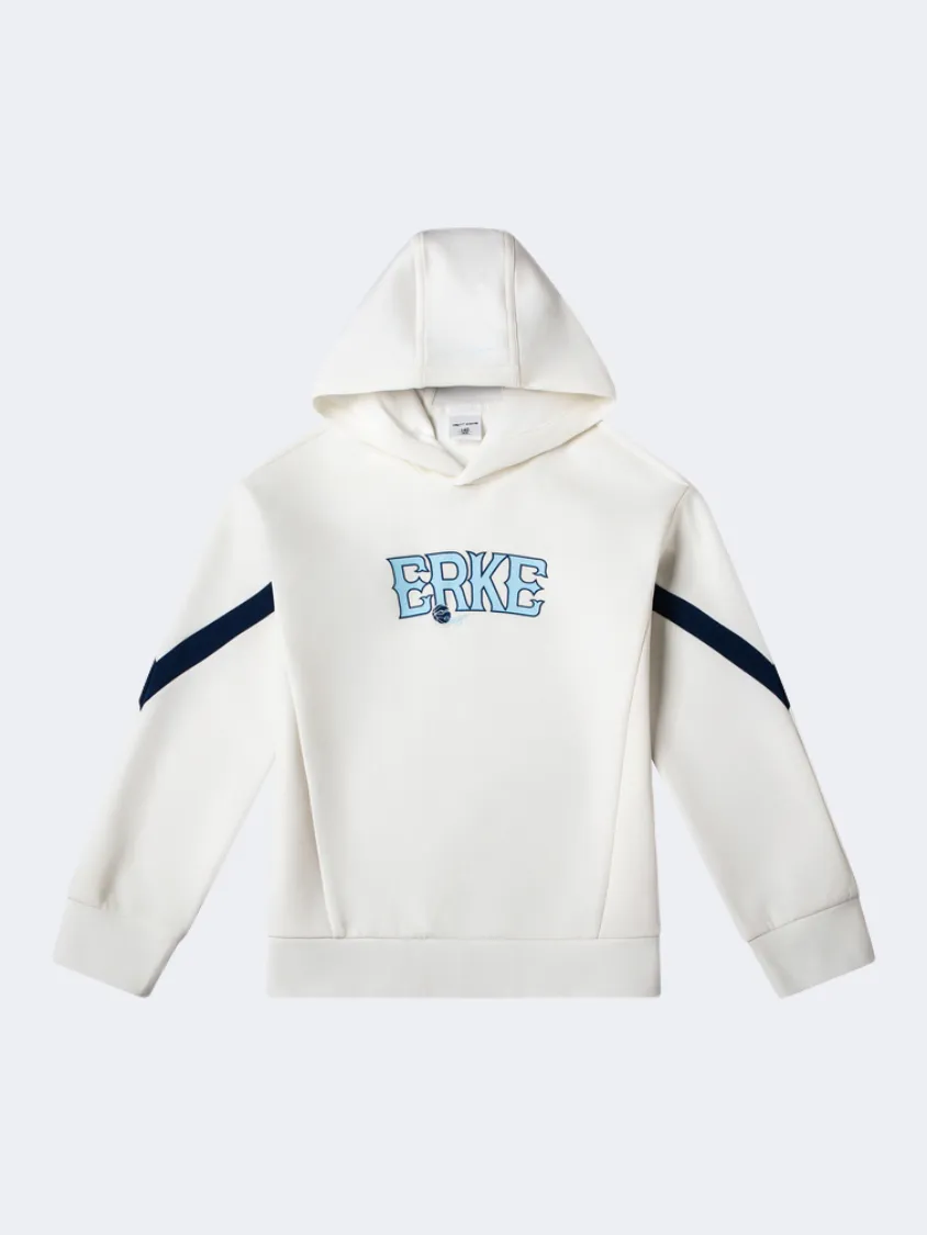 Erke  Kids-Girls Training Hoody White