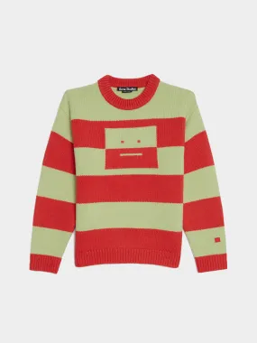 Children's Knit Sweater - Sharp Red