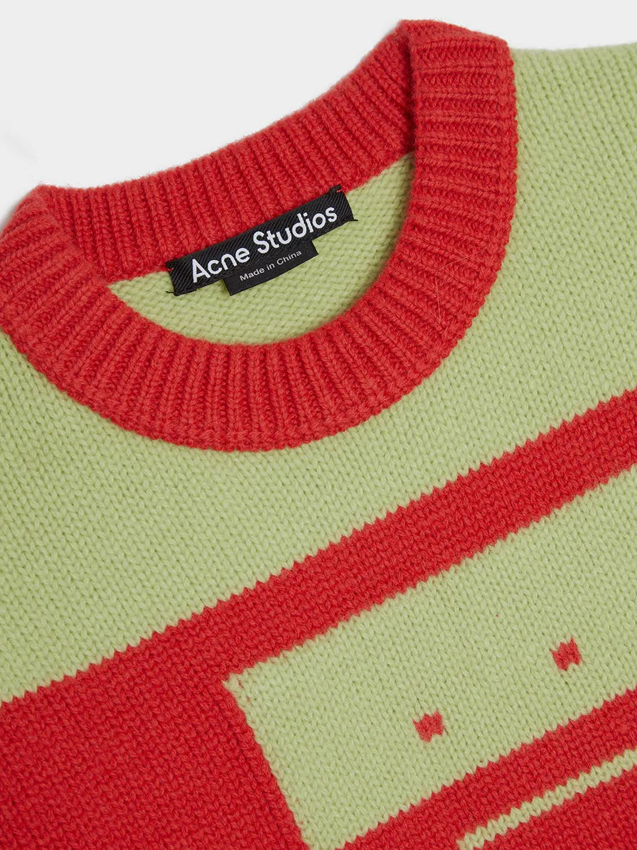 Children's Knit Sweater - Sharp Red