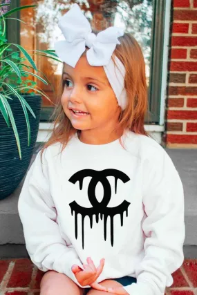 Stylish Kids Fleece Top with Fancy Design