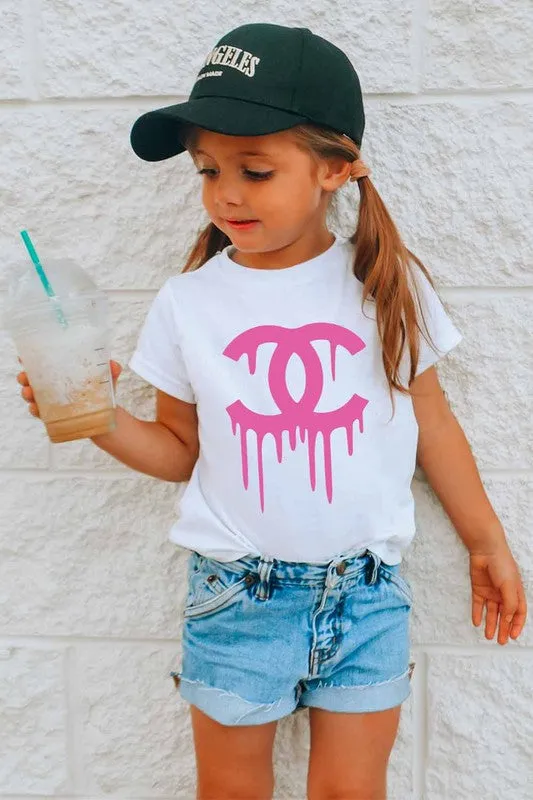 Stylish Children's/Big Kids CC Graphic Tee