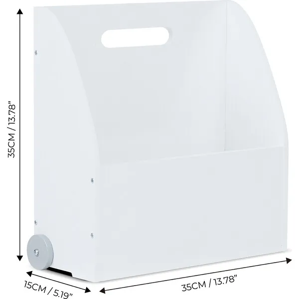 Fantasy Fields by Teamson Kids Fantasy Fields by Teamson Kids - Simplicity Walker Display Bookcase Kids Furniture - White