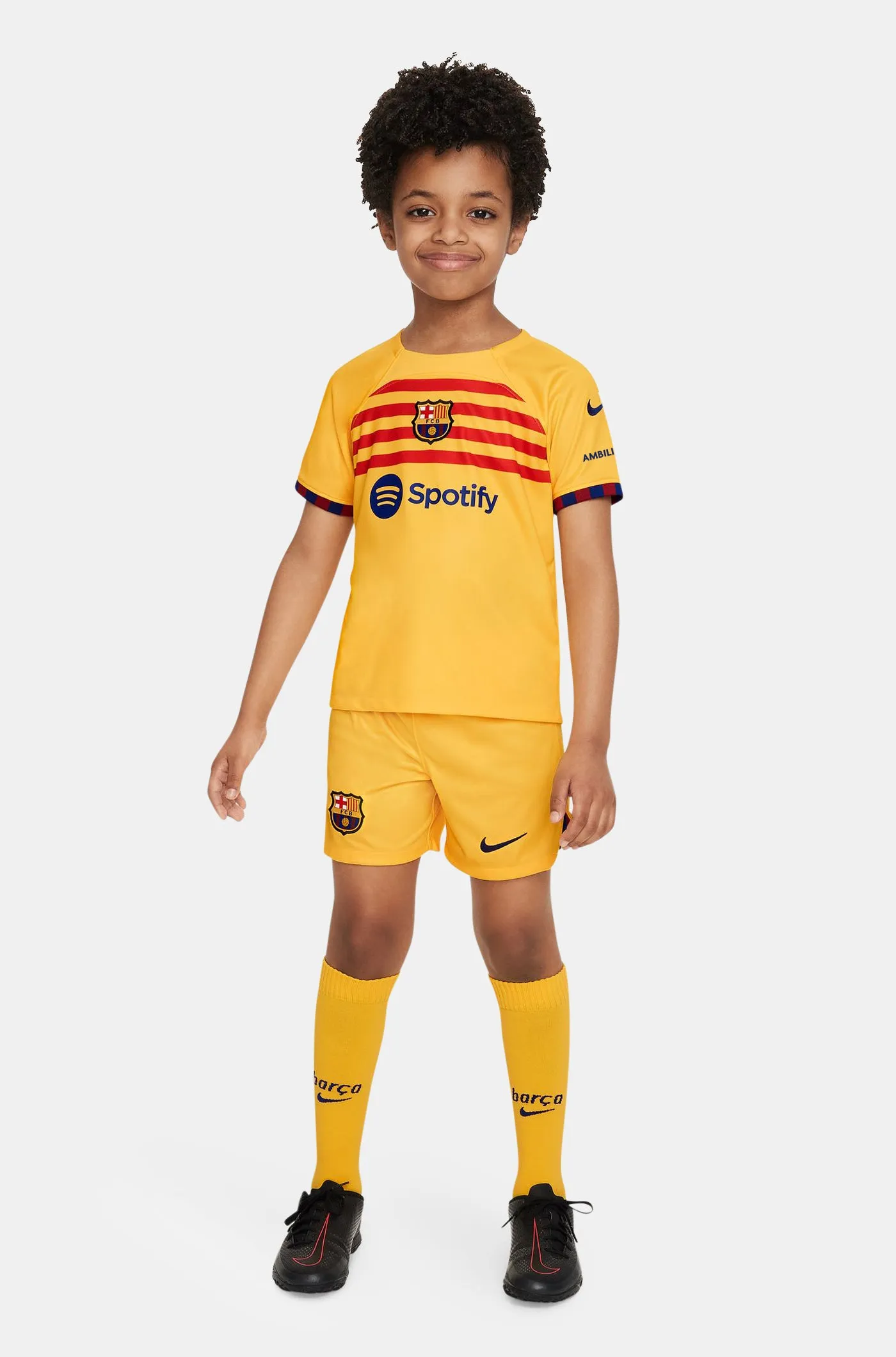 FC Barcelona Little Kids' 22/23 Fourth Kit - VITOR ROQUE