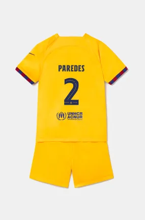 FC Barcelona 23/24 Younger Kids 4th Kit - PAREDES