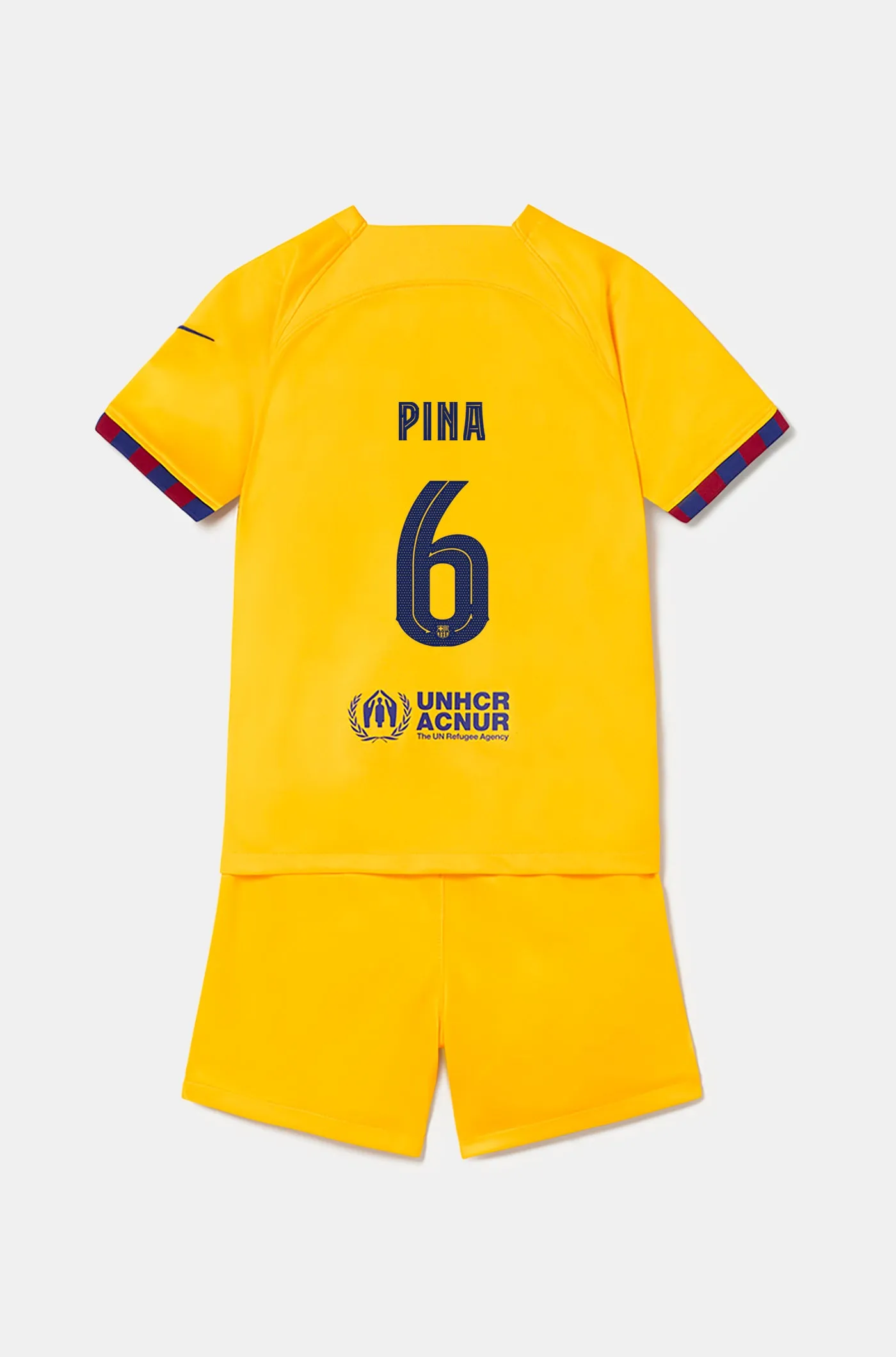 FC Barcelona 23/24 Younger Kids 4th Kit - PINA