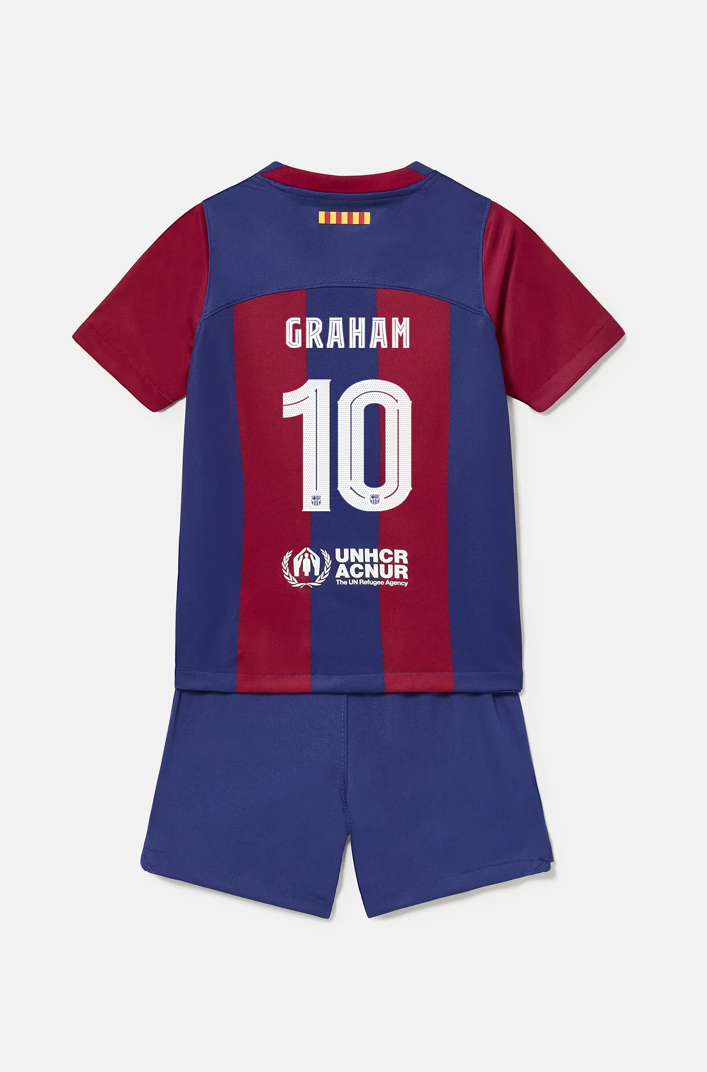 GRAHAM FC Barcelona Home Kit 23/24 for Younger Kids