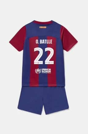 FC Barcelona Home Soccer Kit 23/24 - Kids Size - O. BATLLE