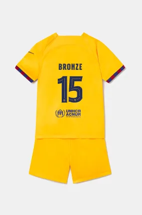 FC Barcelona Kit 23/24 Younger Kids BRONZE