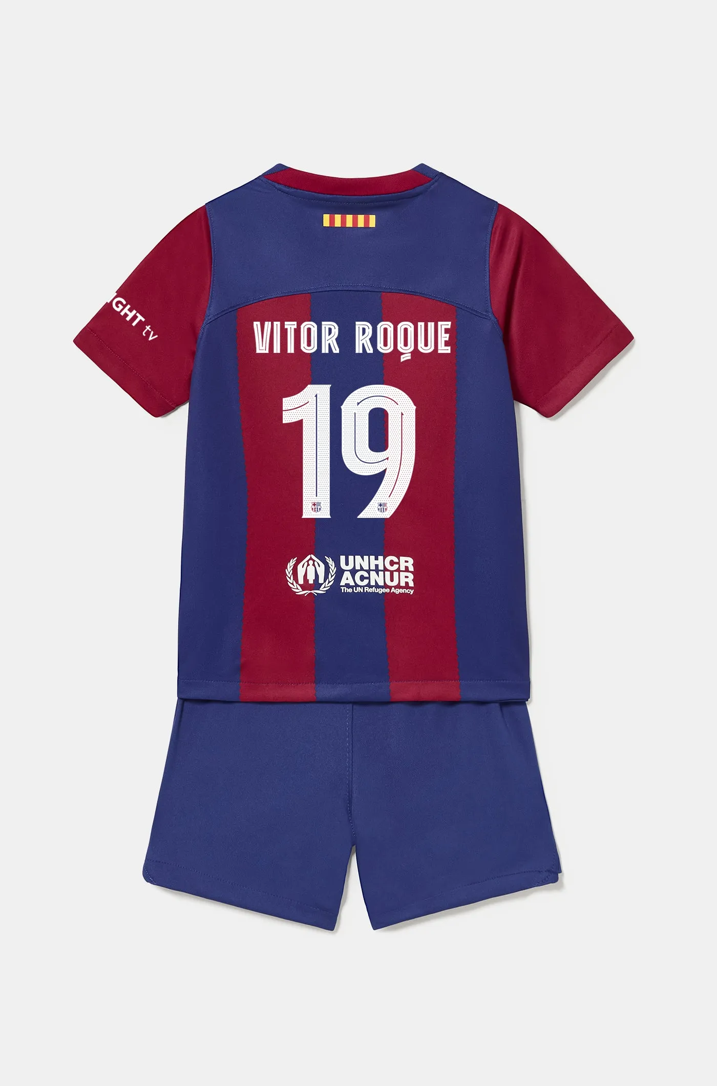 FC Barcelona Youth Home Kit 23/24 - VITOR ROQUE