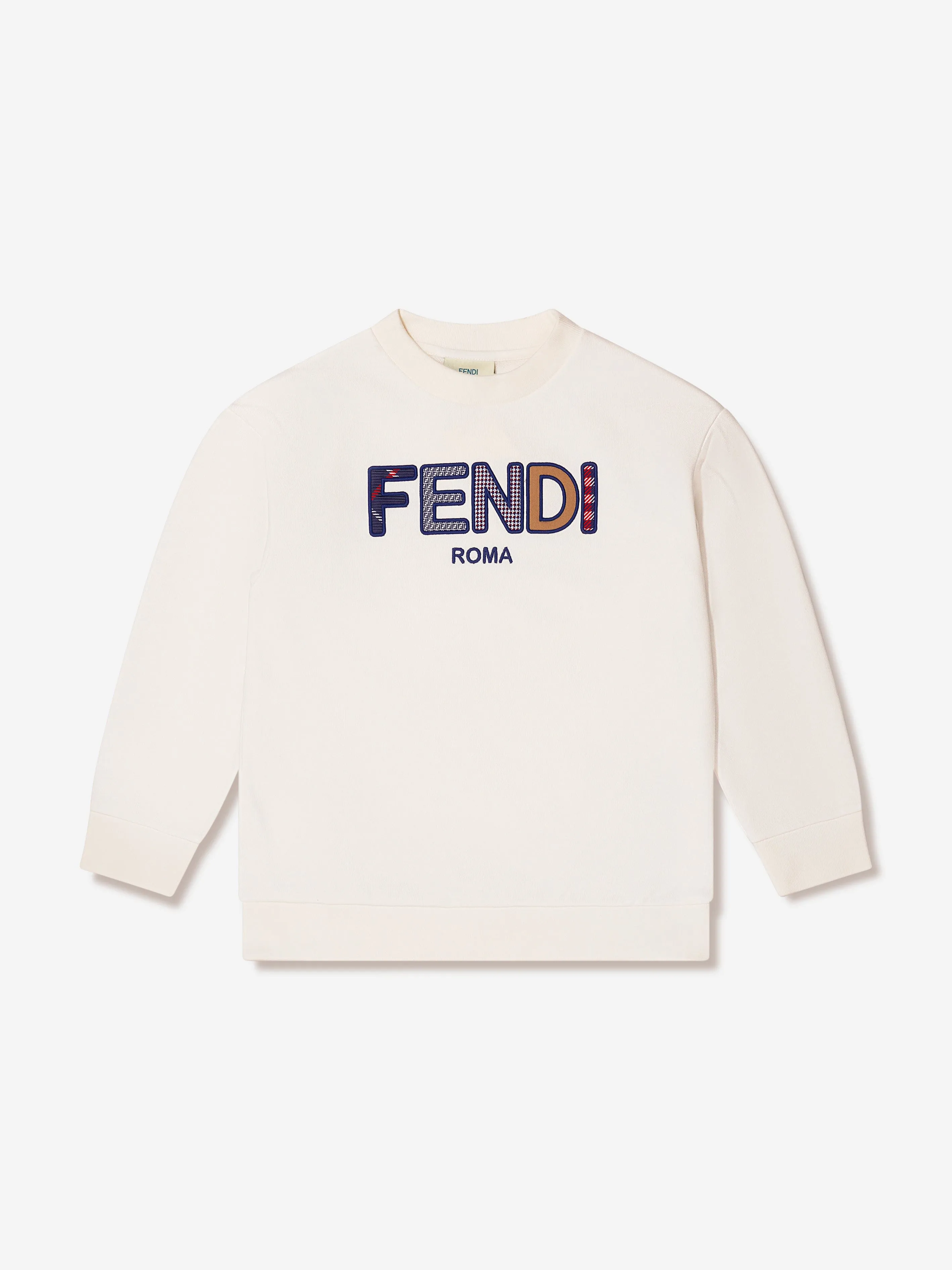 Fendi Kids Logo-embroidered Sweatshirt