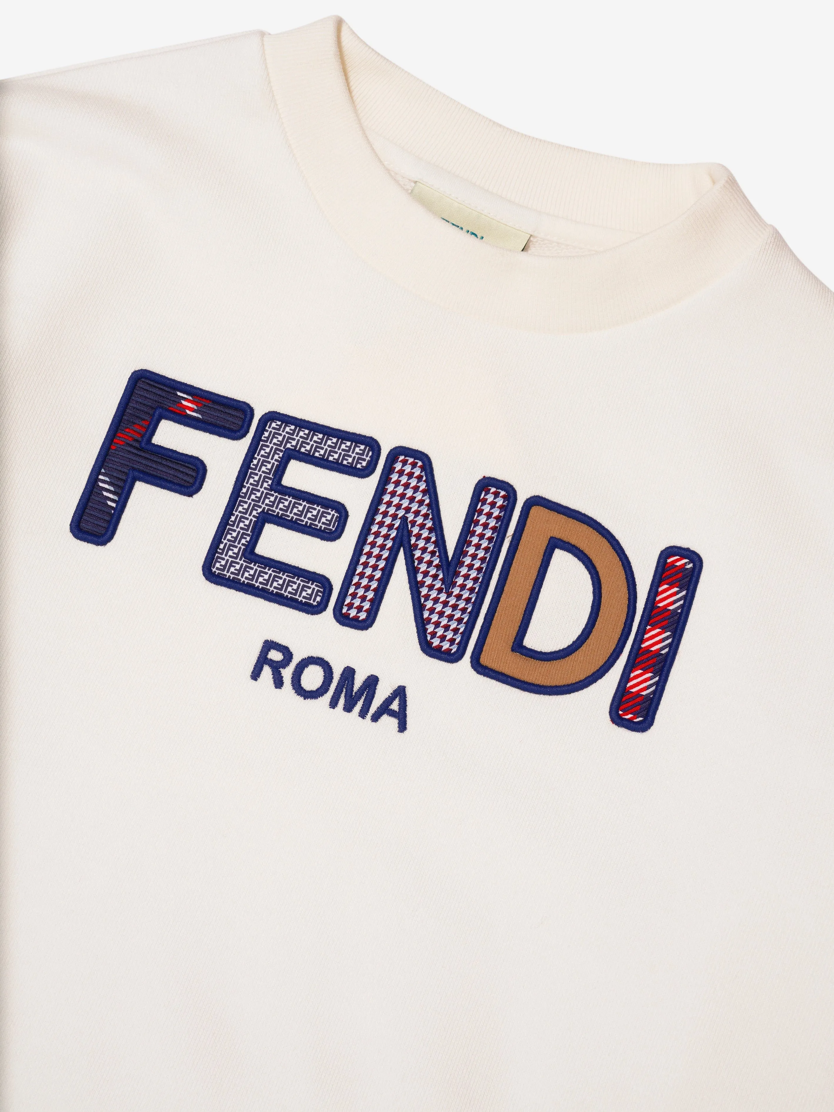 Fendi Kids Logo-embroidered Sweatshirt