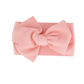 Adorable Baby Headband with Bow in Flamingo Print