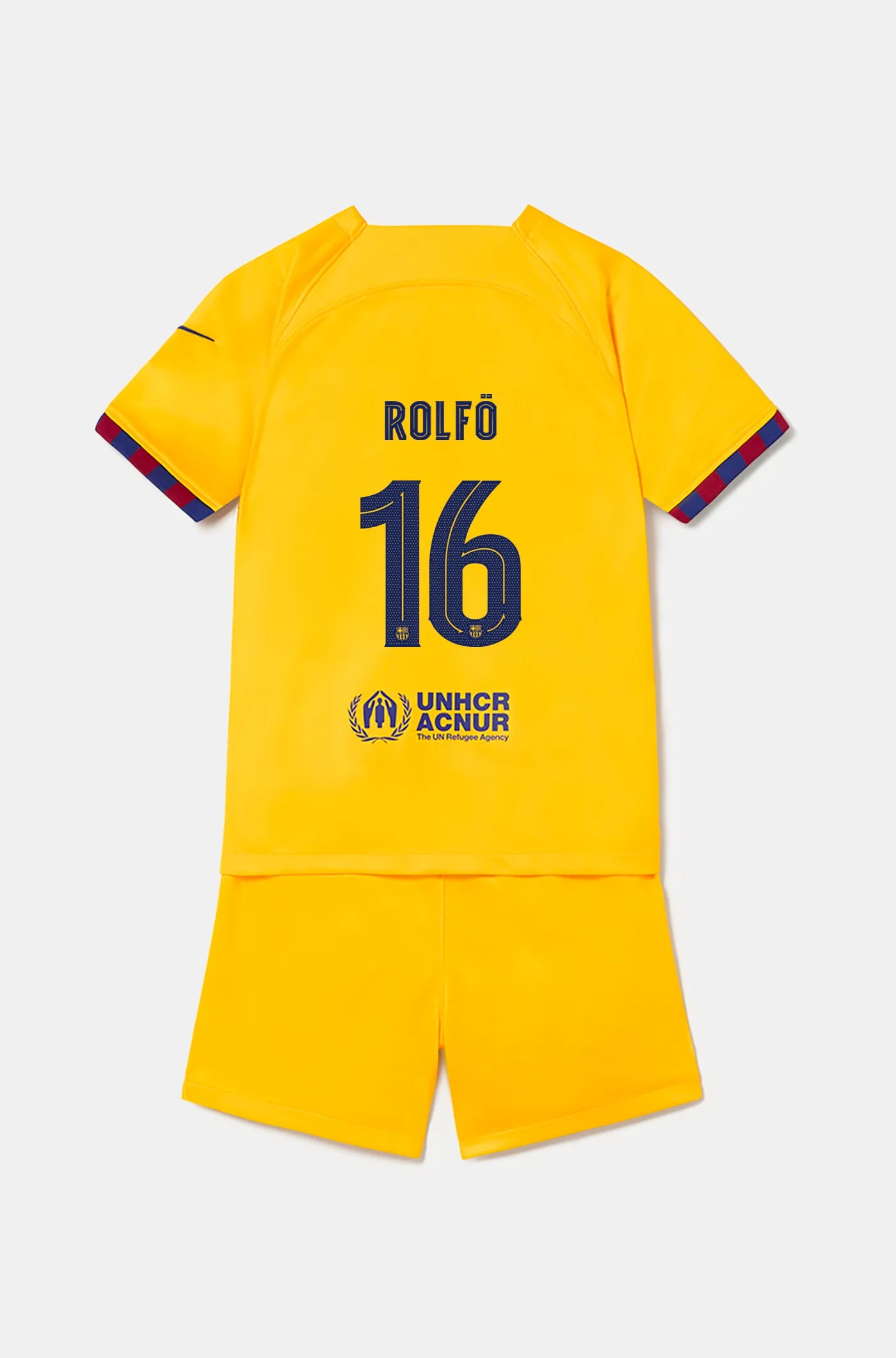 ROKF-Branded FC Barcelona 23/24 Fourth Kit for Younger Kids