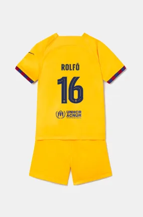 ROKF-Branded FC Barcelona 23/24 Fourth Kit for Younger Kids