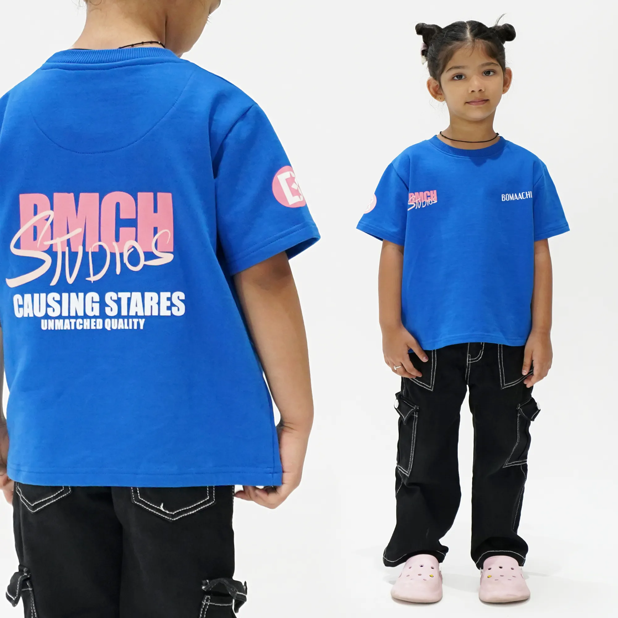 Fragment Blue T-shirt Kids BMCH Studios