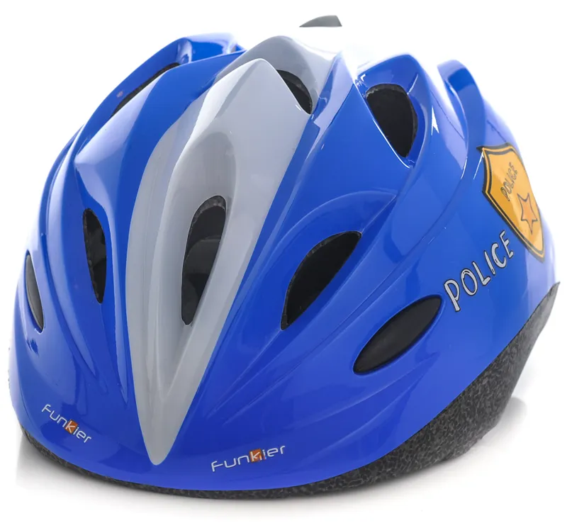 Funkier Dreamz Kids Police Helmet 46-51cm In Blue