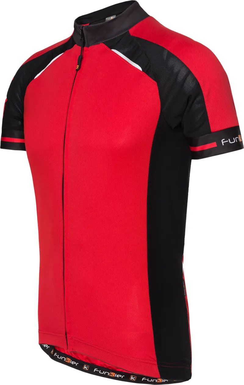 Funkier Force Kids Short Sleeve Jersey in Red and Black