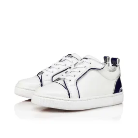 Funnyto Low-top sneakers - Calf leather - Blue - Kids