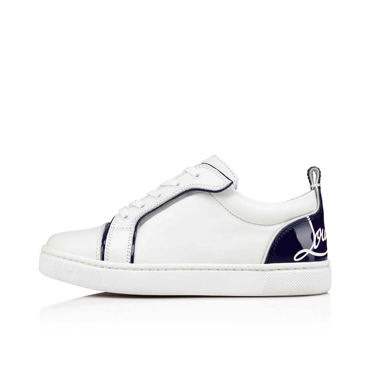 Funnyto Low-top sneakers - Calf leather - Blue - Kids