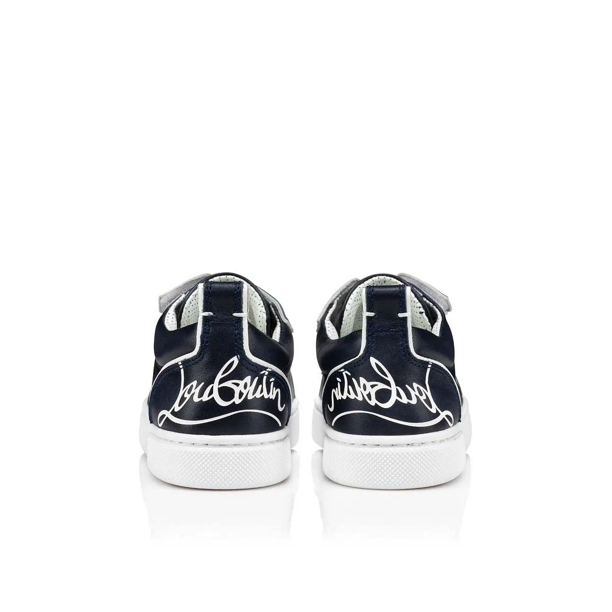 Funnyto Low-top sneakers - Calf leather - Navy - Kids