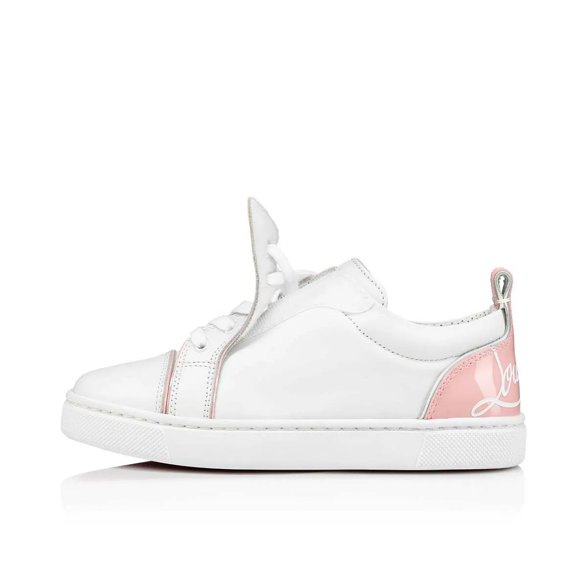 Funnyto Low-top sneakers - Calf leather - Rosy - Kids