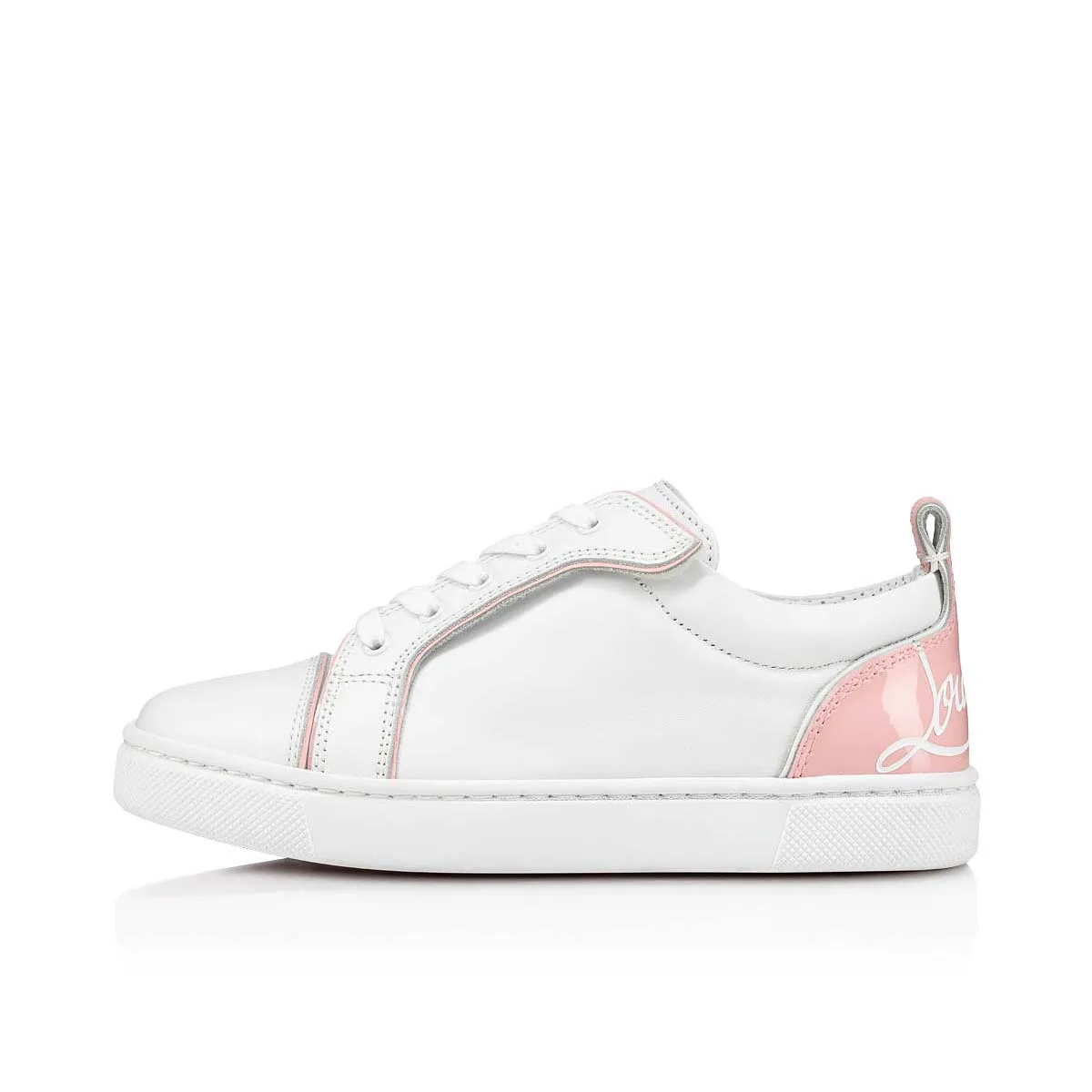 Funnyto Low-top sneakers - Calf leather - Rosy - Kids