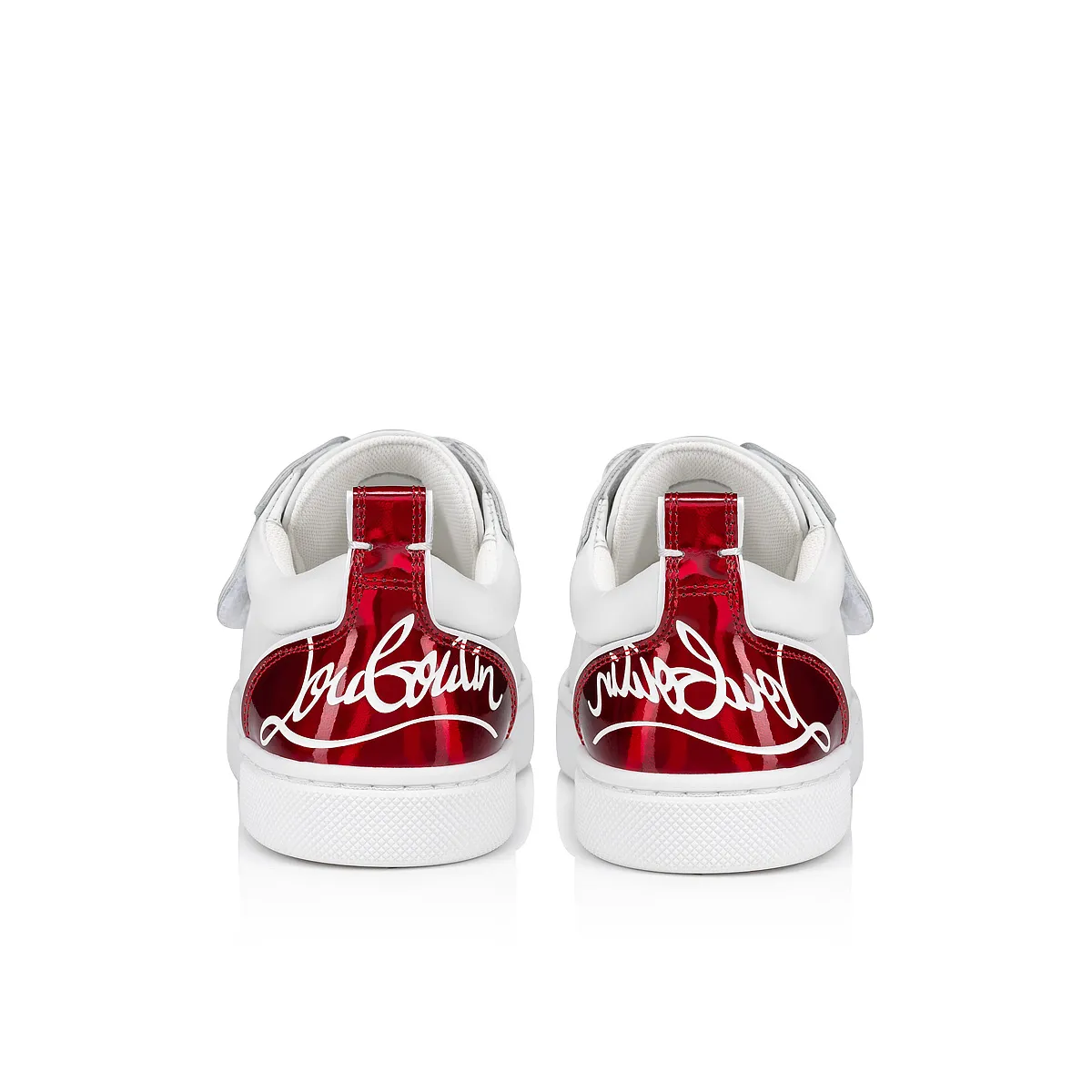 Funnyto Scratch Sneakers - Calf leather and patent calf leather Psychic - Bianco - Kids