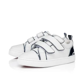 Funnyto Scratch Sneakers - Patent calf leather - Bianco - Kids