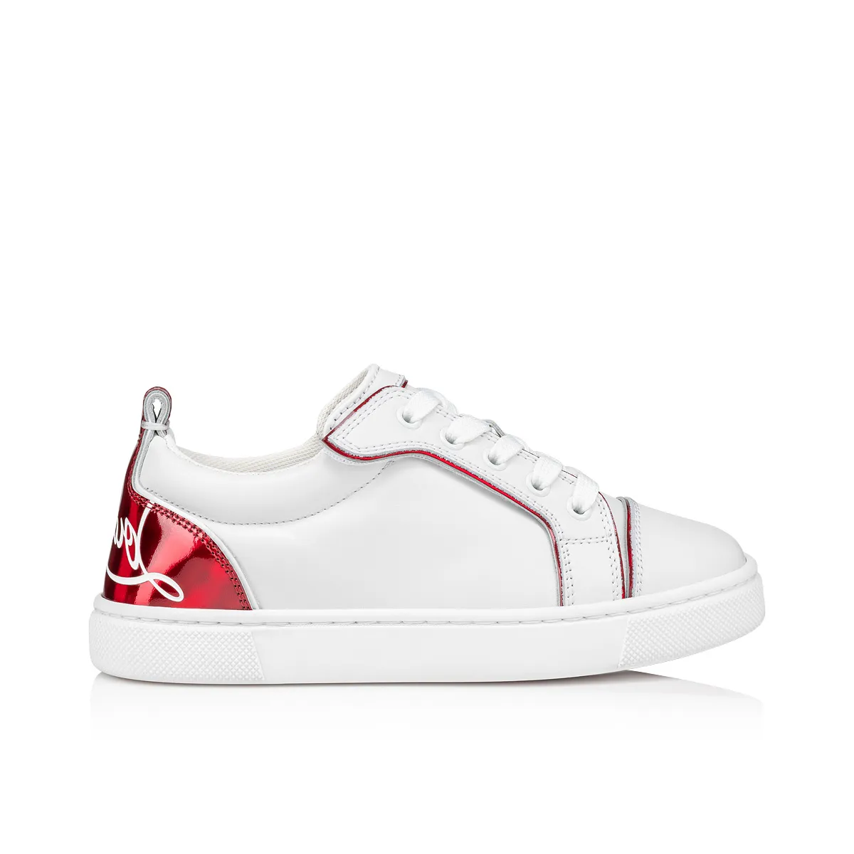 Funnyto Sneakers - Calf leather and patent calf leather Psychic - Loubi - Kids