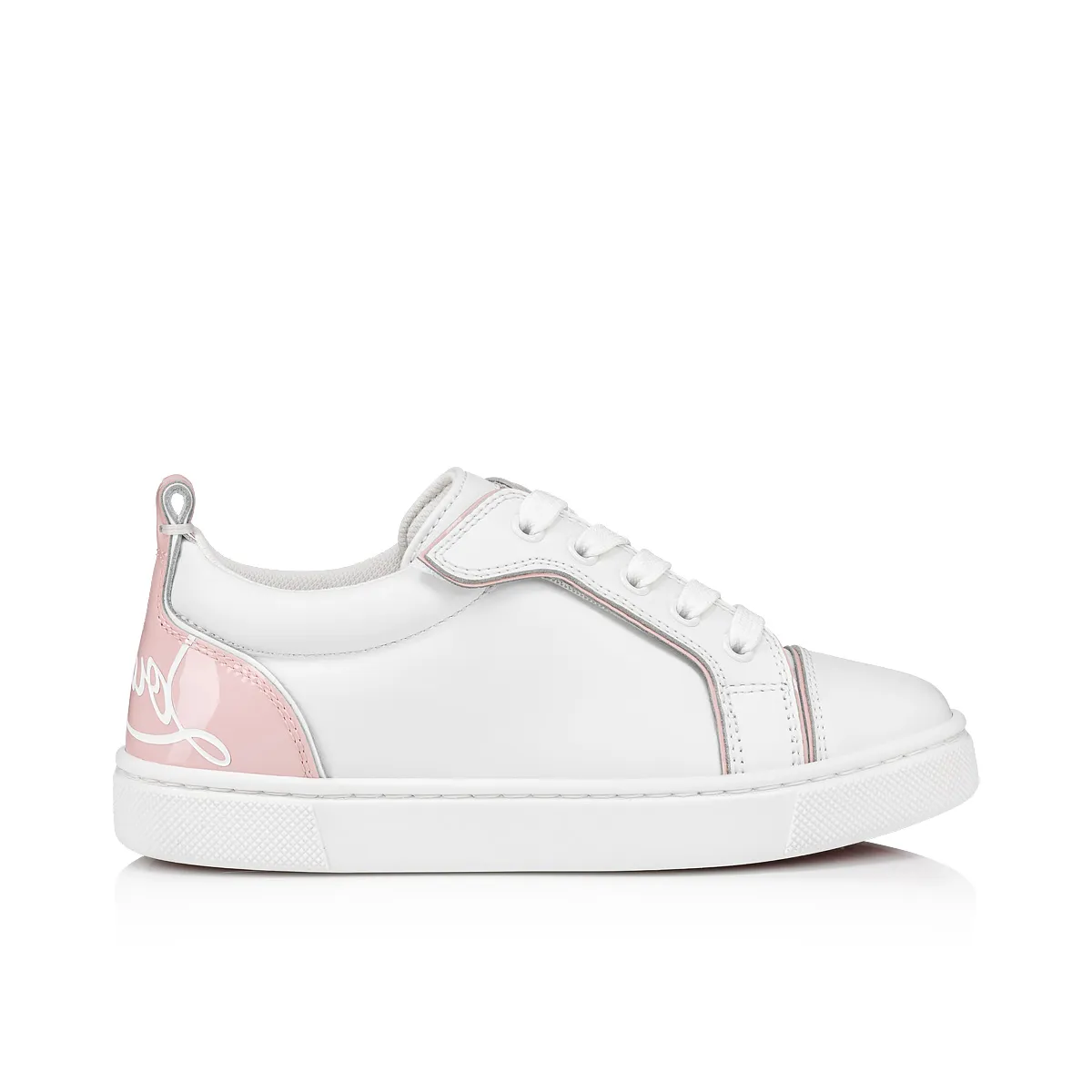 Funnyto Sneakers - Calf leather and patent calf leather - Rosy - Kids