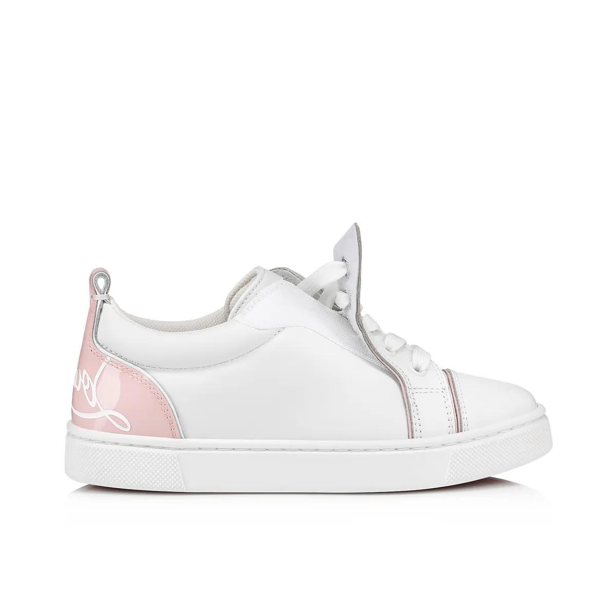 Funnyto Sneakers - Calf leather and patent calf leather - Rosy - Kids