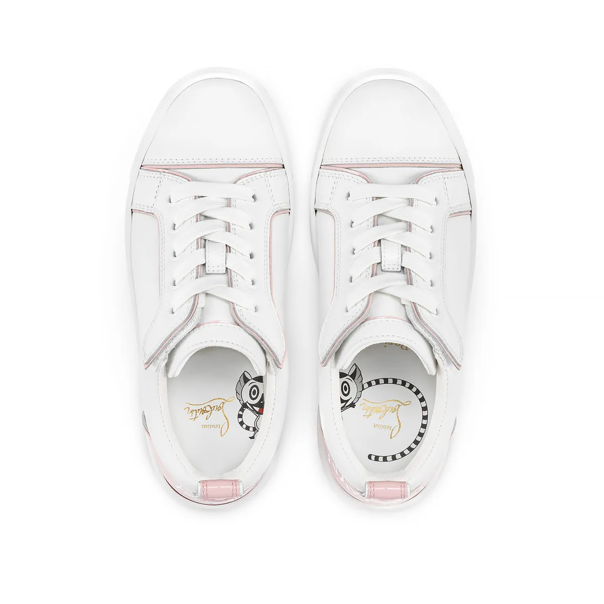 Funnyto Sneakers - Calf leather and patent calf leather - Rosy - Kids