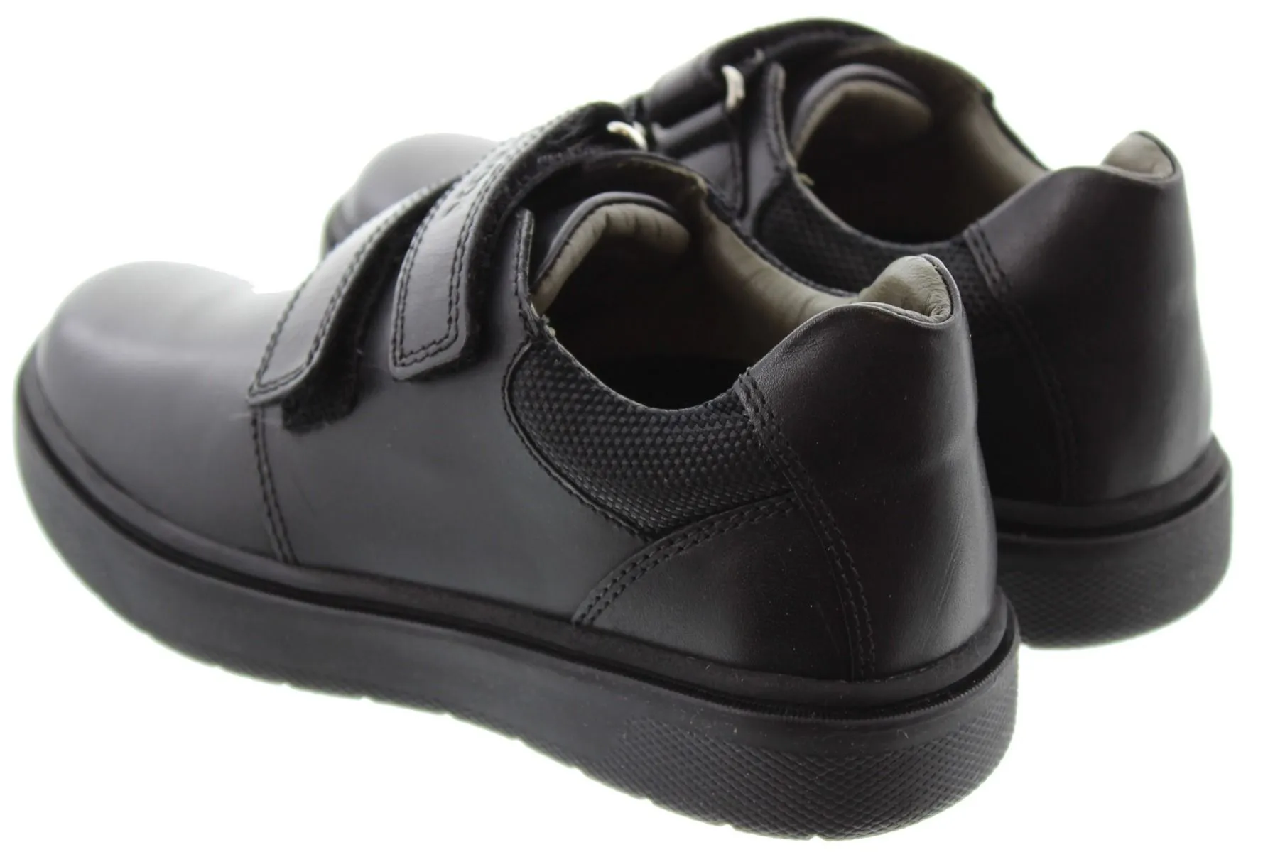 GEOX Kids Riddock 2 Strap Velcro Shoe In Black